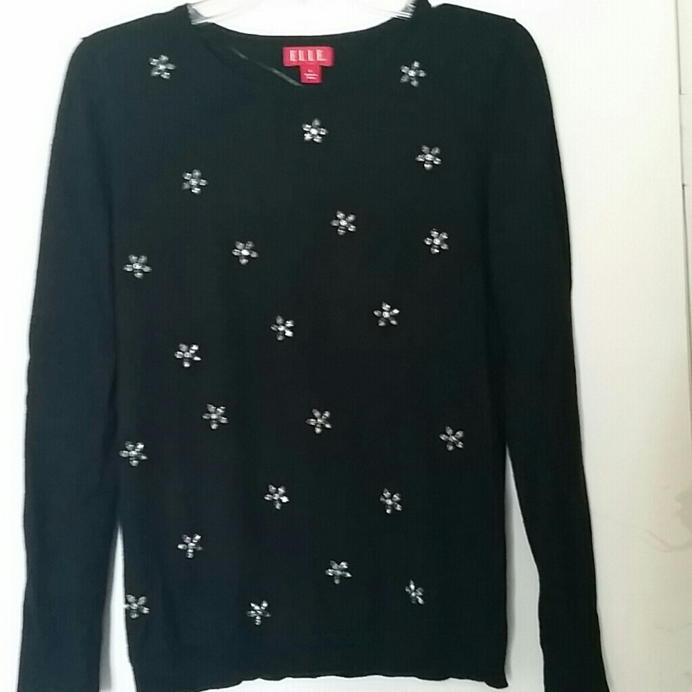 Soft jeweled Sweater